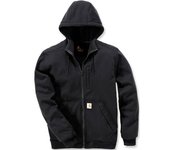 Carhartt Wind Fighter Zip Sudadera con capucha - Negro (L)
