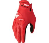 Thor XP Guantes de motocross - Negro Rojo (2XL)