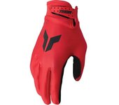 Thor Logo Guantes de motocross - Negro Rojo