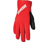 Thor Spectrum Cold Weather Guantes de motocross - Blanco Rojo (L)