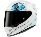 HJC RPHA 12 Universal Light Fury Casco - Blanco Azul (XS)