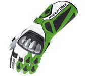 Held Phantom II Guantes de la motocicleta - Blanco Verde (L)