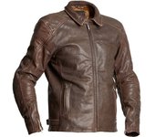Halvarssons Trenton Chaqueta de cuero para motocicleta - Marrón (52)