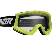 Thor Combat Racer Gafas de motocross - Negro Verde (un tamaño)