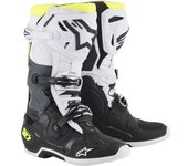 Alpinestars Tech-10 Botas de Motocross - Negro Blanco Amarillo (44 45)