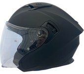 APEX JI200 Casco Jet - Negro (M)