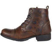 Helstons Mehari Botas de moto para damas - Marrón (37)