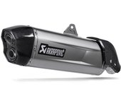 Akrapovic Slip-On Line Titanio Silenciador trasero - Plata