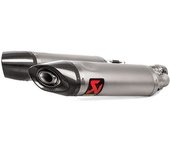 Akrapovic Silenciador trasero de titanio  Slip-On Line - Plata