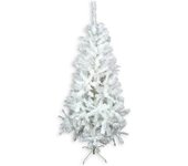 LolaHome Árbol de Navidad artificial de 500 ramas Alt.180 blanco