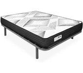 Duérmerte Online Somier lamina reforzada + colchón boxvisco + almohada 90x190cm