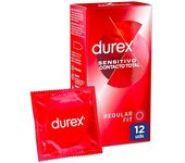 Preservativos Durex Sensitive Contacto Total x12