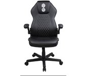 Konix 78441120436 silla para videojuegos Butaca para jugar Asiento acolchado Negro
