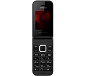 Aiwa FP-24BK MKII: Teléfono Móvil Color Negro con Doble Pantalla, Dual SIM, Conexión Bluetooth, 32MB RAM + 32 MB ROM, Micro-SD