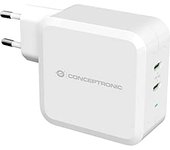 Conceptronic ALTHEA08W cargador de dispositivo móvil Universal Blanco Corriente alterna Interior