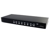 StarTech.com Conmutador Switch KVM 8 Puertos de Vídeo VGA HD15 USB 2.0 USB A y Audio - 1U Rack Estante