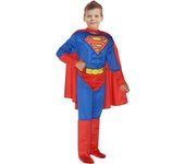 Ciao-Superman Disfraz niño Original DC Comics (Talla 10-12 años) con músculos Acolchados, Dibujos Animados, Color Azul/Rojo, (11699.10-12)