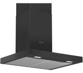 Campana Decorativa -Bosch DWB66BC60, 60cm, 69 dB, Negro