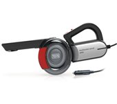 Aspirador Coche - Black + Decker PV1200AV, 12V, Gris y Rojo