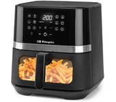 Freidora Sin Aceite - ORBEGOZO FDR68, Digital, Inox, 6,5L
