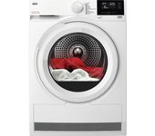 Secadora Bomba de Calor - AEG TR719G2PB, Blanco, 9 kg, A+++