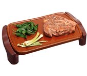 Plancha de Asar - Jata GR559, 1.600 W, Terracota, 46x28 cm