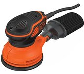Black & Decker KA199-QS lijadora portátil Lijadora excéntrica 14000 RPM Negro, Naranja 240 W