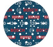 Bosch 50x Disco de lija para láminas EXPERT O780, 150 mm (para Madera dura, Pintura sobre madera, Ø 150 mm, Grano 120, Professional Accesorios Lijadora excéntrica)