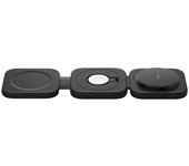 Belkin BoostCharge Pro Auriculares, Smartphone, Reloj inteligente Negro USB Cargador inalámbrico Carga rápida Interior