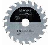 Hoja de sierra circular PRO Wood cordless, 85 x 1,1 x 15 mm