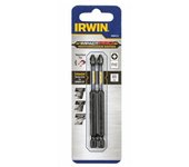 Punta de broca IRWIN Impact Pro PH2 x 89 mm, para fijación en metal y madera, acero de alta resistencia, cabezal de ajuste completo, flexión optimizada, 2 piezas por caja.