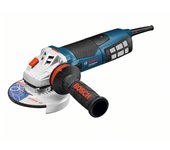 BOSCH 060179N002 - Miniamoladora GWS 19-125 CI Professional. 1.900 W. 125 mm. 11.500 rpm. Arranque suave. Protección contra rearranque. kickBack Stop. 2,4 Kg con Empuñadura anti-vibración. Caja de cartón.