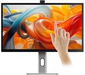 ALOGIC Clarity Pro Touch pantalla para PC 68,6 cm (27") 3840 x 2160 Pixeles 4K Ultra HD LCD Pantalla táctil Negro, Plata