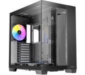 Antec C8 ARGB, 2 ventiladores TQR de 160 mm y 1 ventilador TQ ARGB PWM de 140 mm incluidos, diseño de doble cámara, tipo C, soporte de radiador de 360 mm, paneles frontales y laterales TG sin