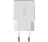 SBS TETRGAN1C30SLIM cargador de dispositivo móvil Universal Blanco Corriente alterna Carga rápida Interior