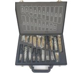 Juego de 160 taladros, para metal, madera y hormigón, 80 brocas para metal (1-10 mm), 40 brocas para hormigón (3-10 mm), 40 brocas para madera (3-10 mm), alta calidad