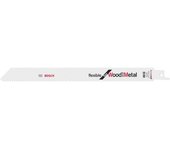 Bosch Accessories 100 unidades Hoja de sierra sable S 1122 HF Flexible for Wood and Metal (Longitud 225 mm, accesorio de sierra sable)