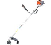 Desbrozadora de gasolina Oleo-Mac BCH250T con cabezal de hilo, motor potente y diseño ergonómico para trabajos de jardinería y mantenimiento de áreas verdes