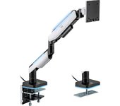 Ewent EW1509 soporte para monitor 124,5 cm (49") Negro, Blanco Escritorio