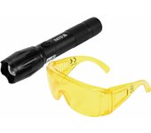 Yato YT-08587 linterna Negro Linterna de mano UV LED