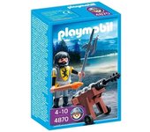 Playmobil Lion Knight Cannon Guard