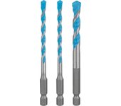Bosch Professional 3 piezas Set de brocas Expert HEX-9 MultiConstruction (para Hormigón, Ø 5-8 mm, accesorios Taladro de impacto rotativo)