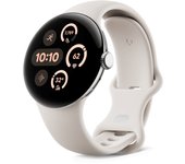 Google Pixel Watch 3 (41 mm) - Caja en Color Plata Pulida - Correa en Color Porcelana - Wi-Fi
