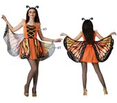 Disfraz para Adultos Naranja Mariposa XL
