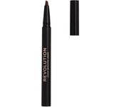 Makeup revolution, bushy brow, eyebrow cream pencil, medium brown, 0.5 ml