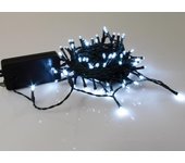 Light Creations Smart Light LED - 10 m - 100 lámparas blancas - cable verde - modulador - pilas no incluidas