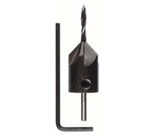 Bosch 2 608 595 345 - Broca en espiral para madera con avellanador - 3,0 mm (pack de 1)