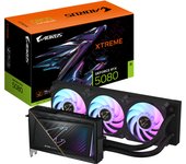 GIGABYTE AORUS GeForce RTX 5080 XTREME WATERFORCE 16G Tarjeta Gráfica - 16GB GDDR7, 256 bits, PCI-E 5.0, 2805MHz Core Clock, 3 x DP 2.1a, 1 x HDMI 2.1b, NVIDIA DLSS 4, GV-N5080AORUSX W-16GD