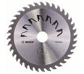 Bosch 1x Hoja de Sierra Circular Precison (para Madera, Ø 130 x 2.5/1.5 x 20/16 mm, 36 Dientes, ATB, con 1x Anillo de Reducción 16 mm, Accesorios Sierras Circulares)