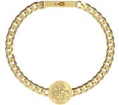 GUESS Pulsera Lion King JUMB03010JWYGS hombre, pequeño, Acero inoxidable, Sin gema, small, Acero inoxidable, No es una piedra preciosa